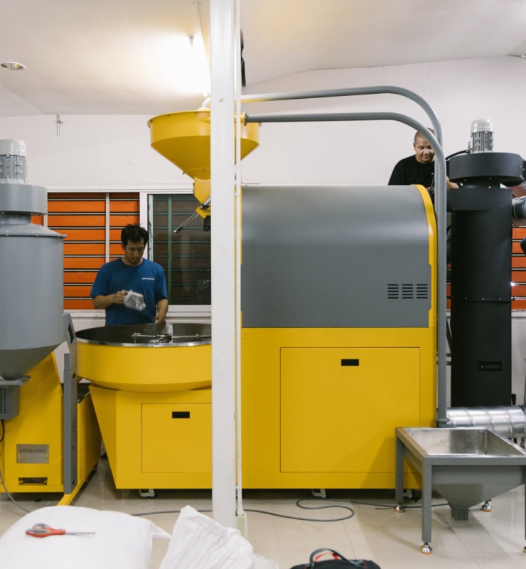 MÁY RANG CÀ PHÊ SUNROASTER 30KG/MẺ BẢN TỰ ĐỘNG
