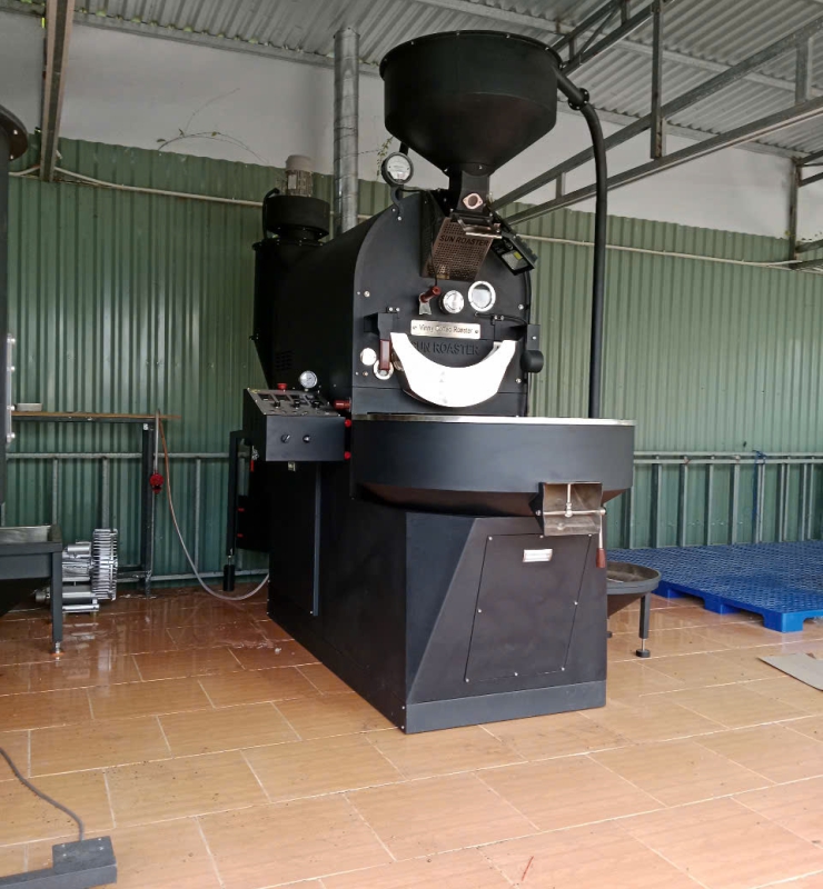 MÁY RANG CÀ PHÊ SUNROASTER 20KG/MẺ BẢN TỰ ĐỘNG