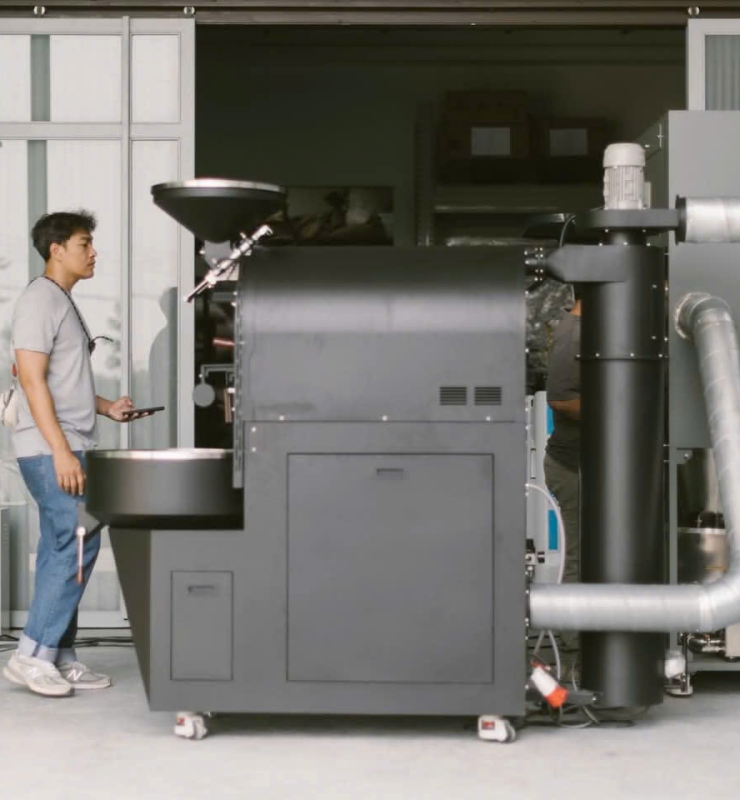 MÁY RANG CÀ PHÊ SUNROASTER 10KG/MẺ BẢN TỰ ĐỘNG