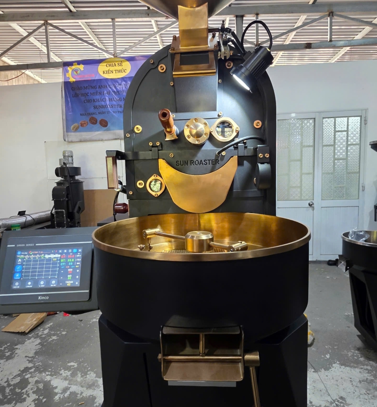 MÁY RANG CÀ PHÊ SUNROASTER 1.2KG/MẺ TỰ ĐỘNG